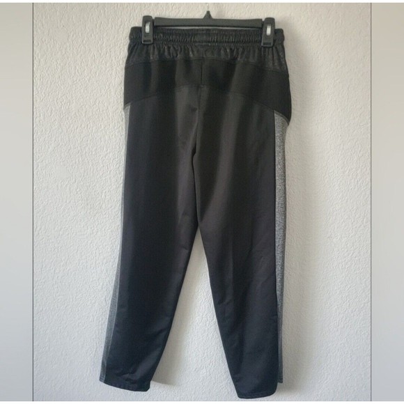 Game Time Elastic Men's Waist Pull On Activewear Sweatpants Black Gray Sides S - Picture 2 of 9